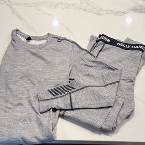Helly Hansen Gray Junior’s LIFA Thermal Set
